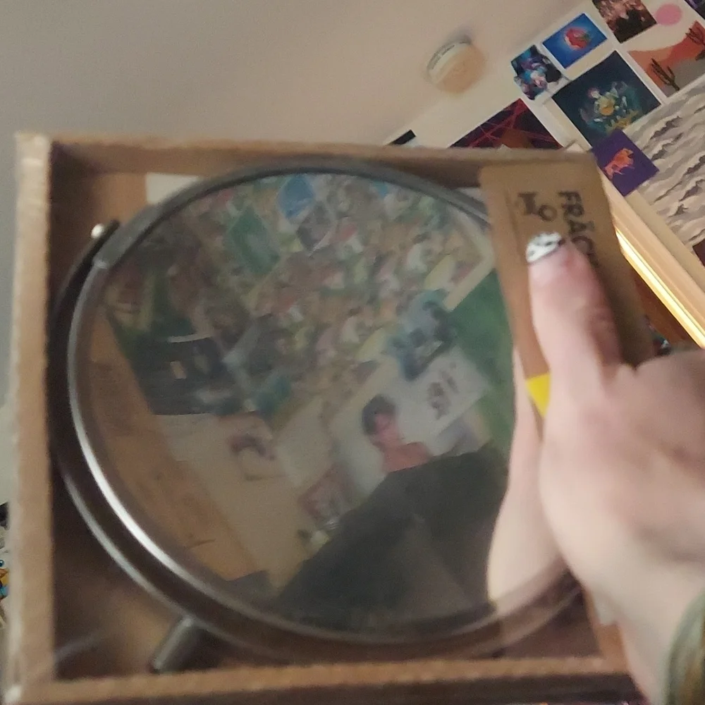 Nwt! Factory sealed extendable 6 inch round mirror from ikea